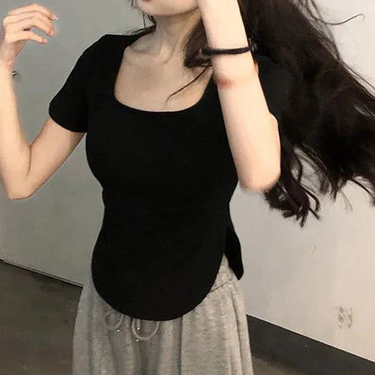 Avena Irregular Hem Tee