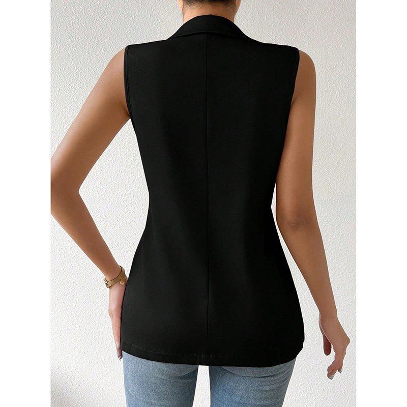 Aurea Sleeveless Blazer Vest