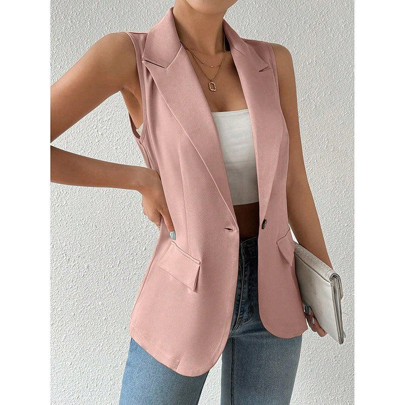 Aurea Sleeveless Blazer Vest