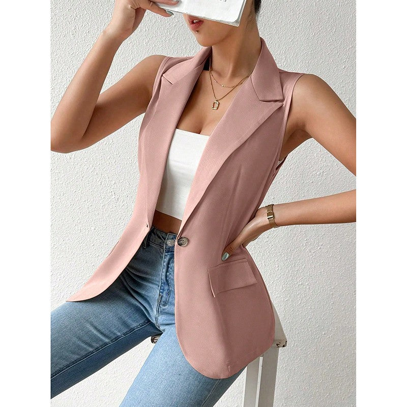Aurea Sleeveless Blazer Vest