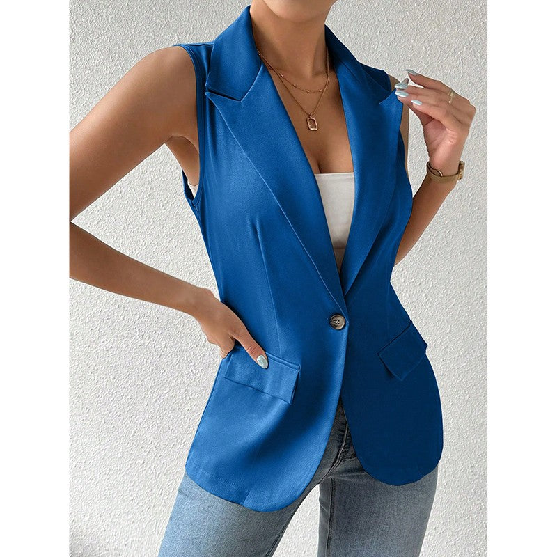 Aurea Sleeveless Blazer Vest