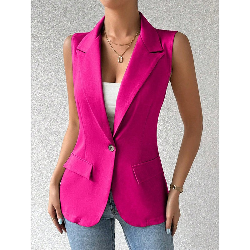 Aurea Sleeveless Blazer Vest