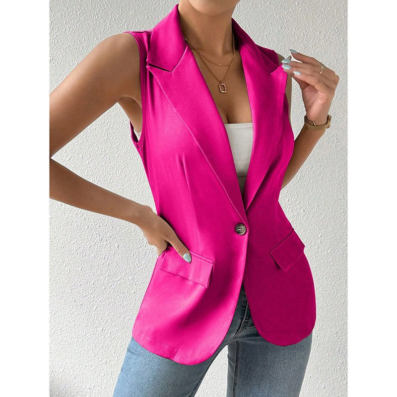 Aurea Sleeveless Blazer Vest