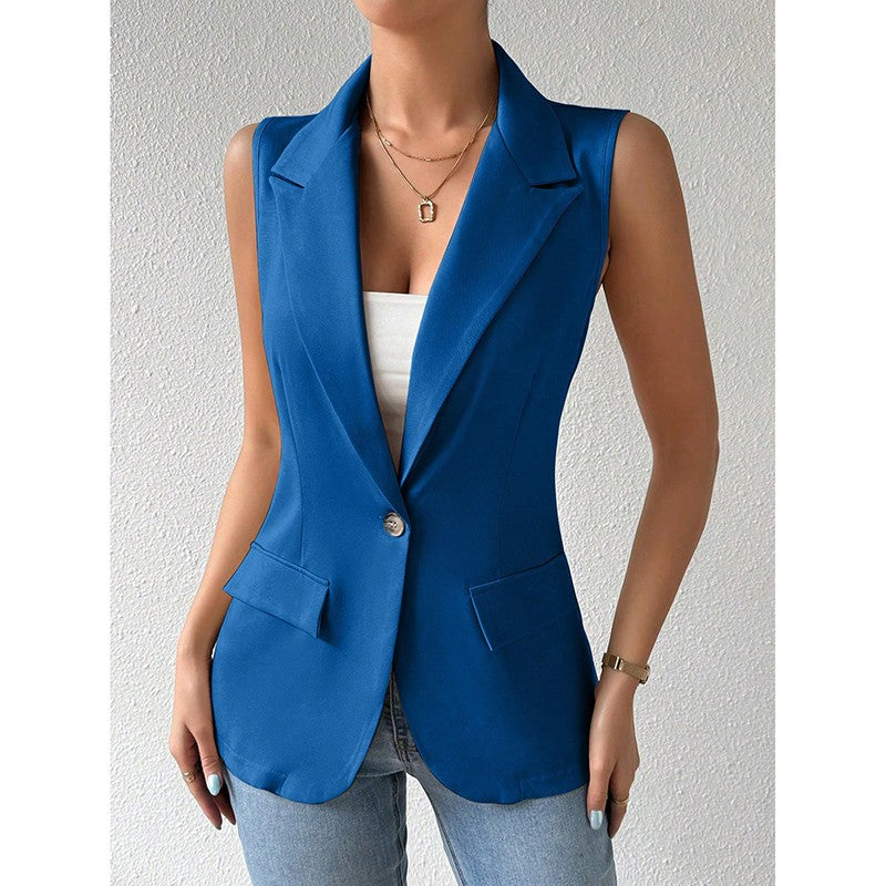 Aurea Sleeveless Blazer Vest