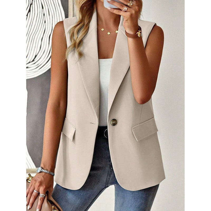Aurea Sleeveless Blazer Vest