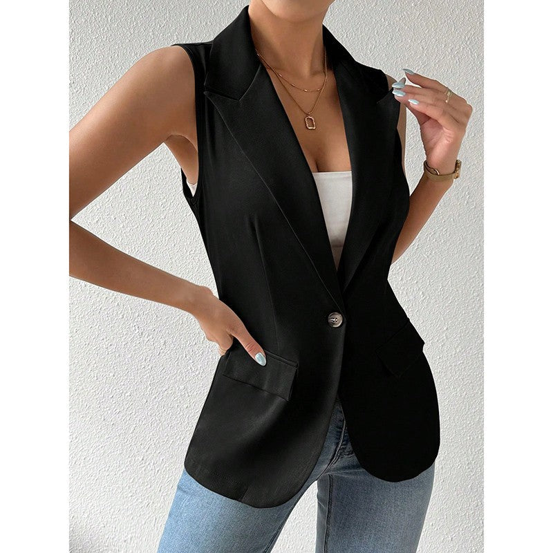 Aurea Sleeveless Blazer Vest