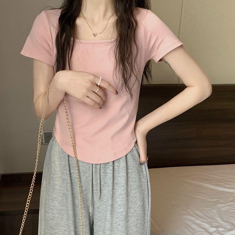 Avena Irregular Hem Tee