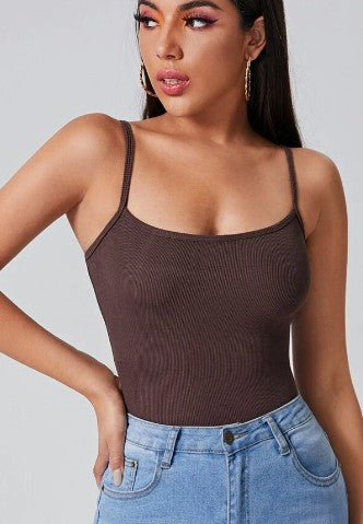 Elyra Ribbed Halter Crop Top