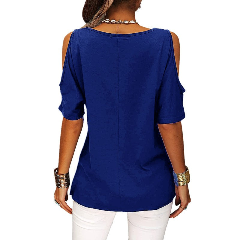 Solenne Cold Shoulder Blouse