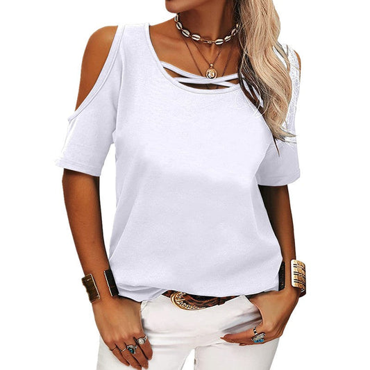Solenne Cold Shoulder Blouse