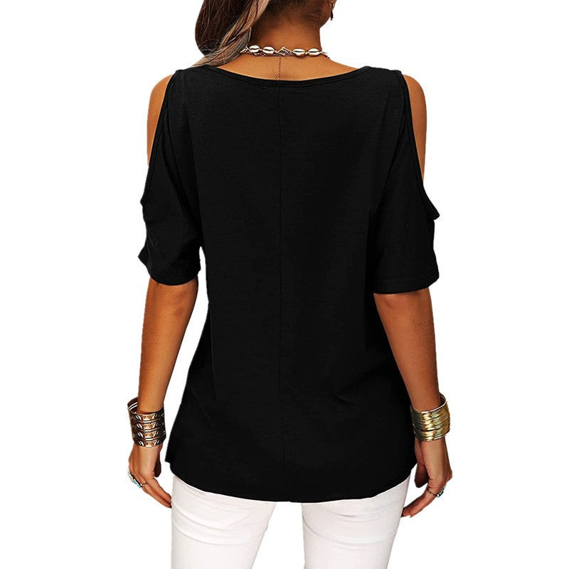 Solenne Cold Shoulder Blouse