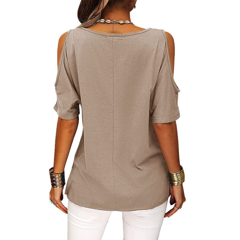 Solenne Cold Shoulder Blouse