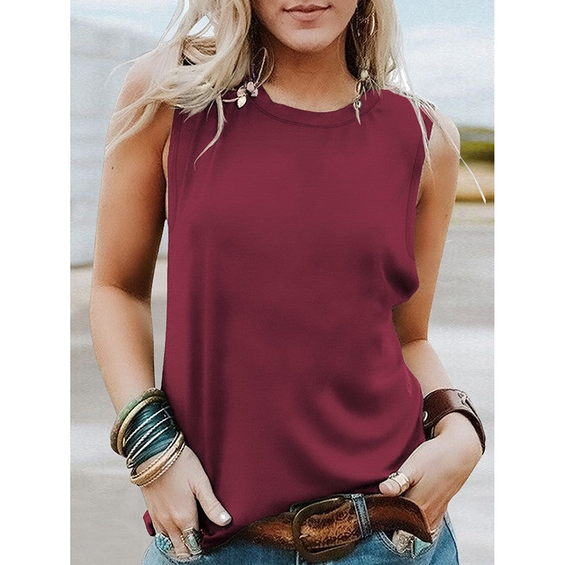 Veya Sleeveless Cotton Tee