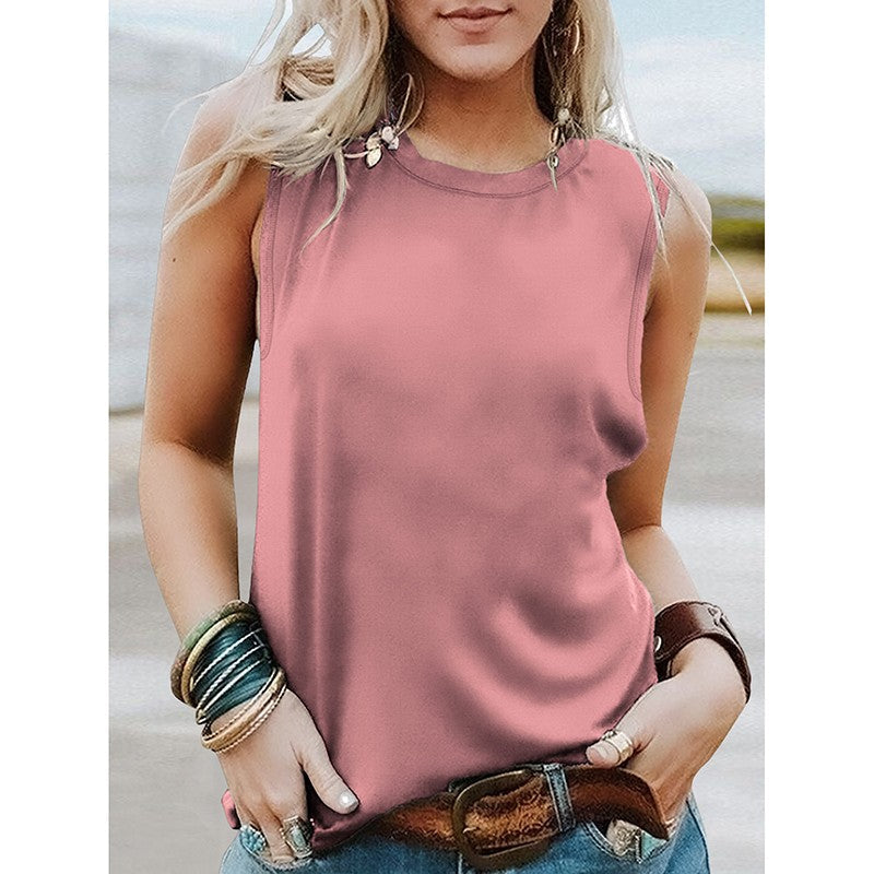 Veya Sleeveless Cotton Tee